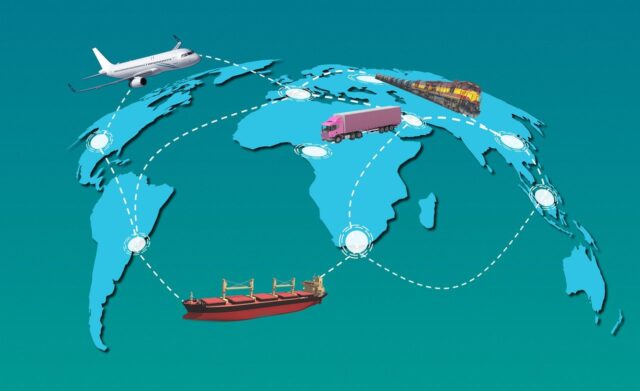 plane, logistics, world, transportation, freight, cargo, world map, boat, ship, truck, nodes, map, globe, connect, connection, network, exchange, economy, globalization, supply chain, supply chain, supply chain, supply chain, supply chain, supply chain